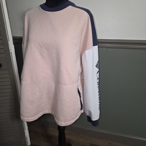 Columbia Pink and Blue Women's Sweatshirt